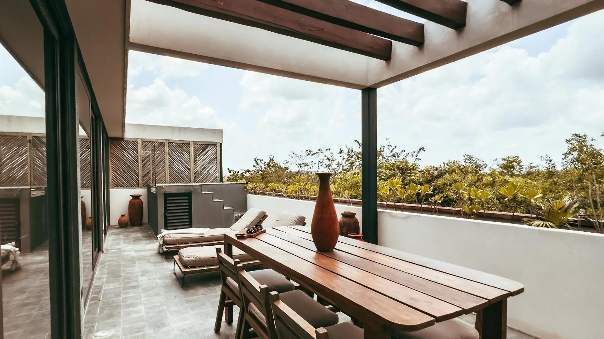 Exclusive Penthouse Aldea Zama Tulumアパートメント